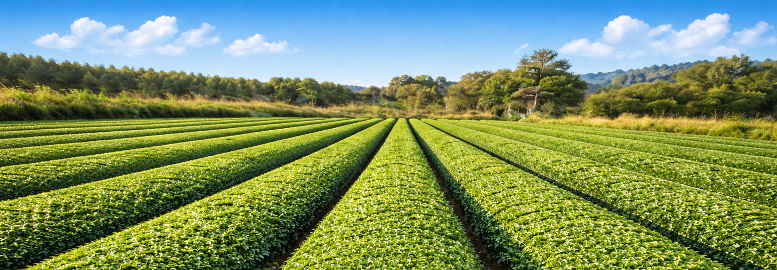 お茶畑の画像